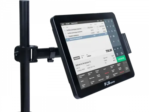 Сенсорный моноблок POSCenter POS101ES (15", J6412, RAM 8Gb, SSD M2 128Gb, Черный)