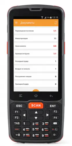 Терминал сбора данных АТОЛ Smart.Slim (Android 7.0, 2D E3, RAM 1Gb, ROM 8Gb)